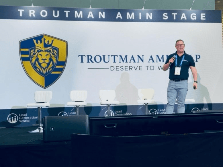 Olly Whittle speaking at Lead Generation World 2026